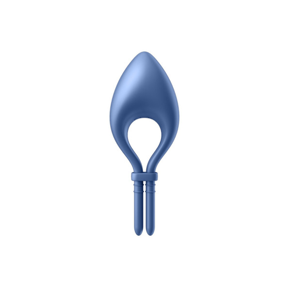 Cockring vibrant connecté USB bleu Bullseye Satisfyer 